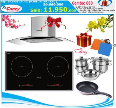 Combo 080 Bếp Từ Canzy CZ-79D