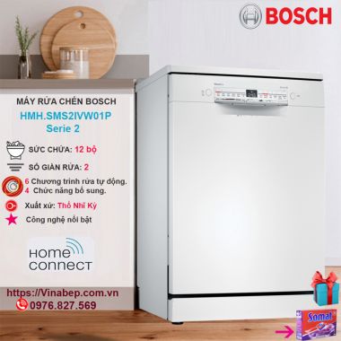 Máy Rửa Chén Bosch SMS2IVW01P Serie 2