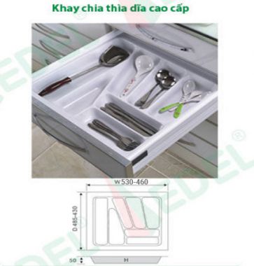Khay Chia Thìa Muỗng Tủ Bếp Dưới Edel KC600A