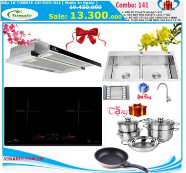 Combo 141 Bếp Từ Tomate GH-DUO-S2I